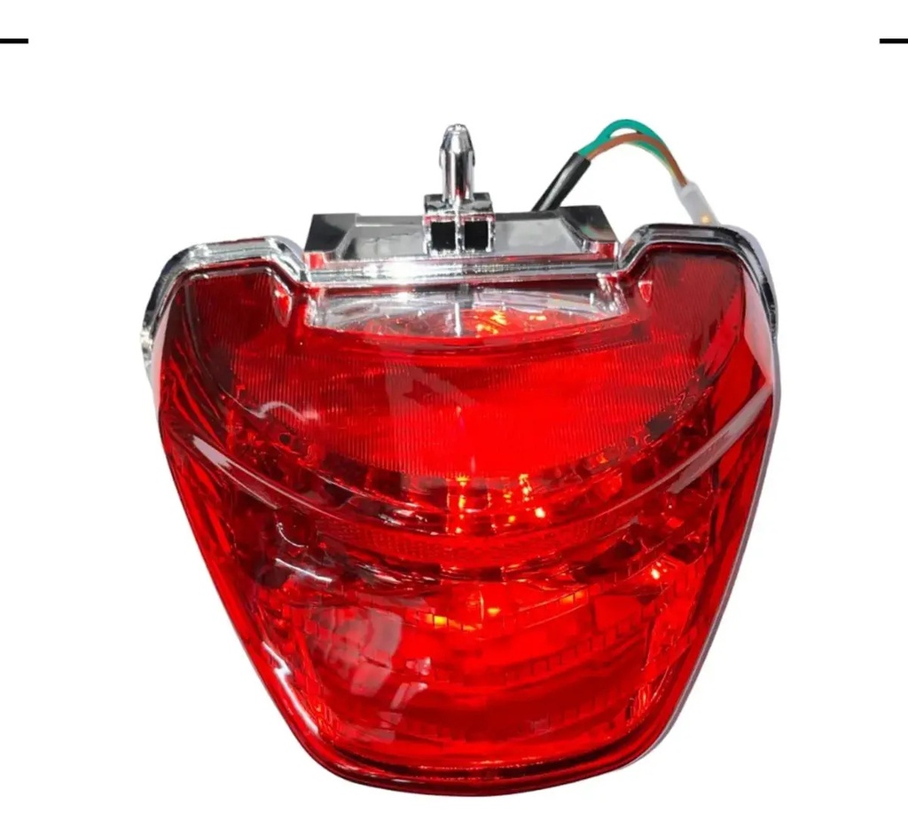 [MOT-FTGLH] Stop Farol Trasero Honda Glh 150 Gaucha Calidad Original Rpm Ambos Lados Rojo