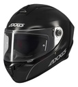 Casco Moto Integral Axxis Draken S Solid Doble Visor Rpm Negro Solid Brillante Xl