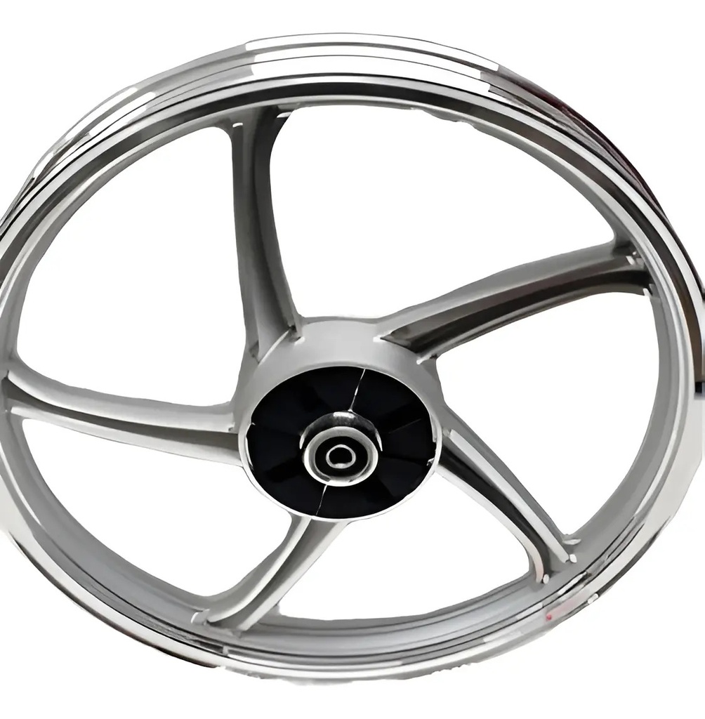 [1633/00305-022] Llanta Trasera Aleación Moto Honda Wave Fu 110cc Varias Rpm Plateado