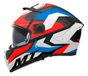 Casco Moto Integral Mt Thunder 4 Doble Visor Rpm Blanco Valiant A0 Brillante Xl