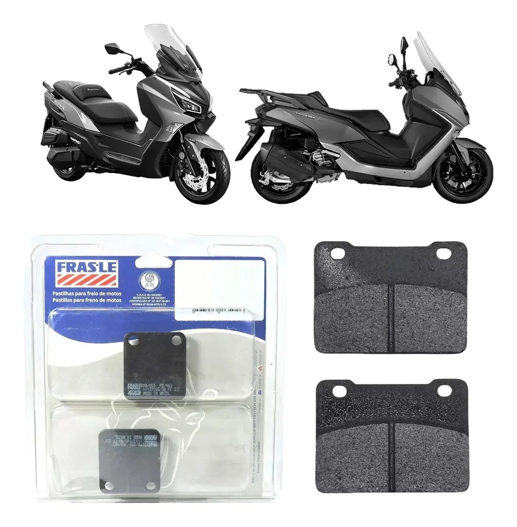 [FMPD1009] Pastilla De Freno Frasle Delantera Moto Sym Max 400 600 Rpm