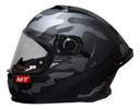 Casco Moto Integral Mt Braker Doble Visor Con Spoiler Rpm Gris Crossover C2 Mate M