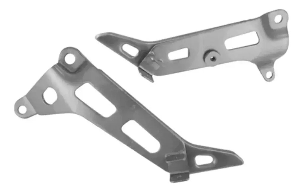 [SOP.PED.CRYPTON105] Juego Soporte  Pedalin  Trasero Yamaha Crypton T105 Rpm Gris Oscuro
