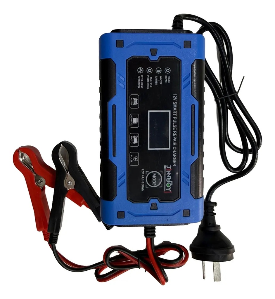 [22396] Cargador De Batería 12v Inteligente Para Auto Y Moto 6a Rpm