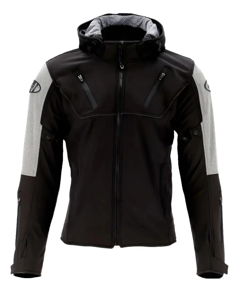 Campera Moto Joe Rocket Meteor Softshell Protecciones Rpm Negro/gris Xxl