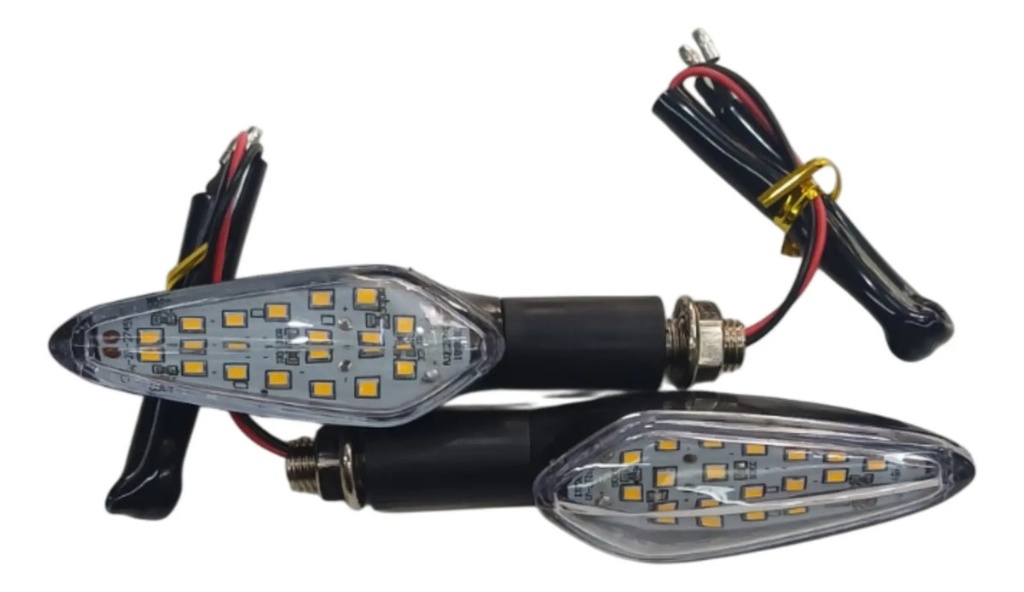 [AV5291] Juego Giros Led Motomel Skua 250 Linea Nueva Rpm Negro