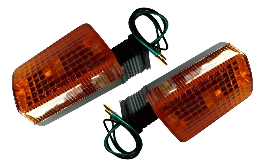 [ZG014.ZG014] Giros Par Farol Cg 125 Titan 99 Today Traseros  Rpm Naranja