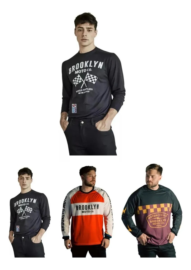 Jm Brooklyn Arcadia Jersey Cross Enduro Con Kevlar Rpm 2xl Negro