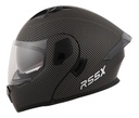 Casco Rebatible Moto Hawk Rs5x Doble Visor Rpm Negro Carbon Look Mate L