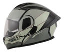 Casco Rebatible Moto Hawk Rs5x Doble Visor Rpm Gris Hunter Brillante M