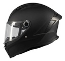 Casco Moto Integral Mt Stinger 2 Con Spoiler Rpm Negro Pure A1 Mate Xl