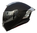 Casco Integral Gekko Spektor Doble Visor + Visor De Regalo Negro/plateado Matt Black Silver Mate Xl