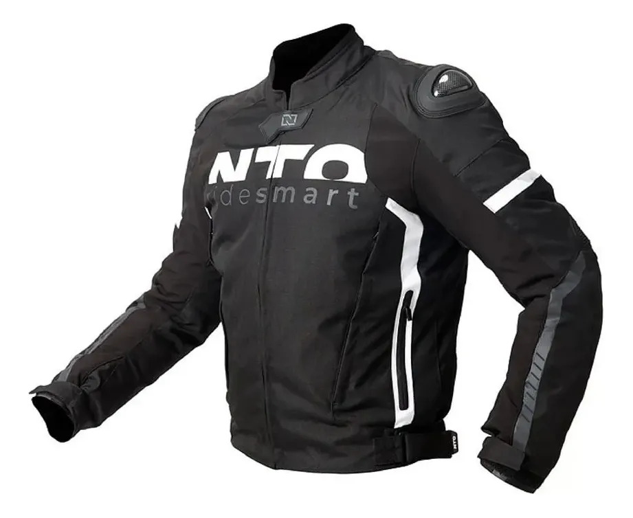 Campera Nto Moto Cordura Striker Hombre Protecciones Rpm Negro Liso Xl