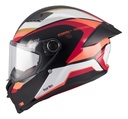 Casco Moto Integral Axxis Fenix Con Spoiler Rpm Negro/rojo Turbulence B5 Brillo Xxl