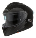Casco Deportivo Integral Moto Mac 861 Alpha Carbono Rpm Negro Solid Brillante M