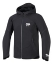 Campera Moto Hombre Alpinestars Aeroshell Wp Jacket Rpm Negro Liso M