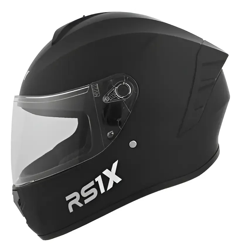 [ZIM001] Casco Integral Moto Hawk Rs11x Doble Visor Rpm Negro Solid Mate L