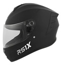 Casco Integral Moto Hawk Rs11x Doble Visor Rpm Negro Solid Mate L