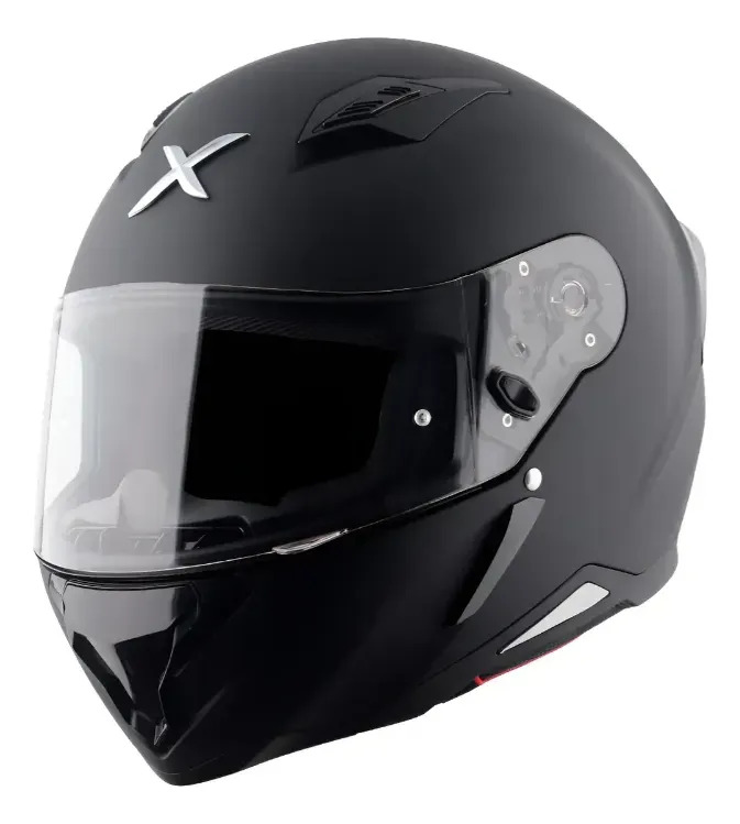 Casco Moto Integral Axor Hunter Aleron Rpm Negro Solid Mate L