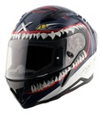 Casco Moto Integral Axor Hunter Aleron Rpm Azul/blanco Shark Brillante L