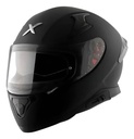 Casco Moto Integral Axor Apex Doble Visor Rpm Negro Solid Mate M