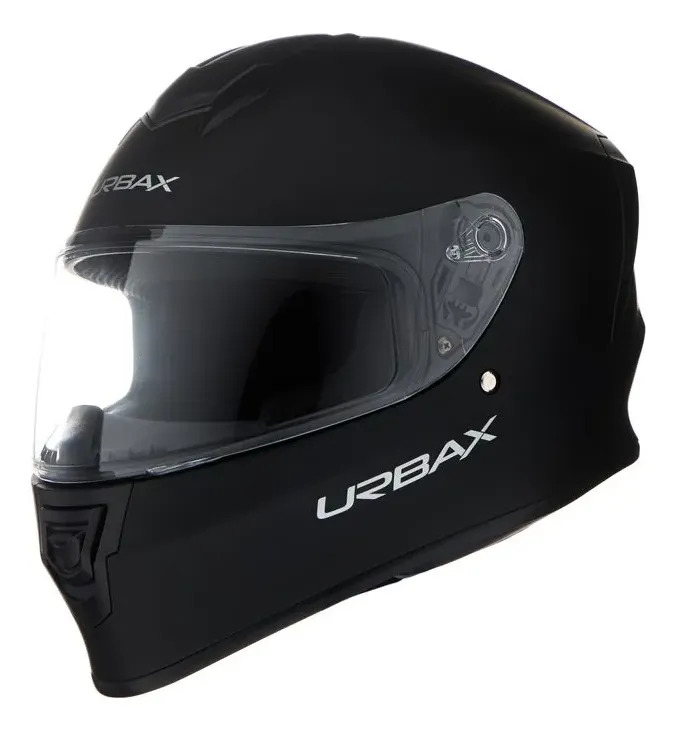Casco Moto Integral Urbax Ff018 Mito Rpm Negro Solid Mate Xl