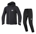 Conjunto Campera Pantalón Alpinestars Aeroshell Hombre Rpm 2xl Negro