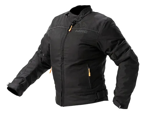 Campera Moto Mujer Mac Cardinal Cordura Protecciones Rpm Negro Cardinal L