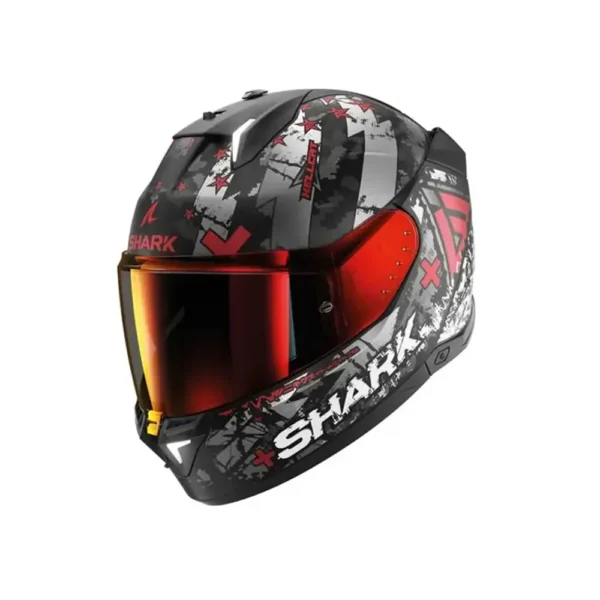 Casco Integral Shark Skwal I3 Hellcat Luz Freno + Visor RPMOTOS
