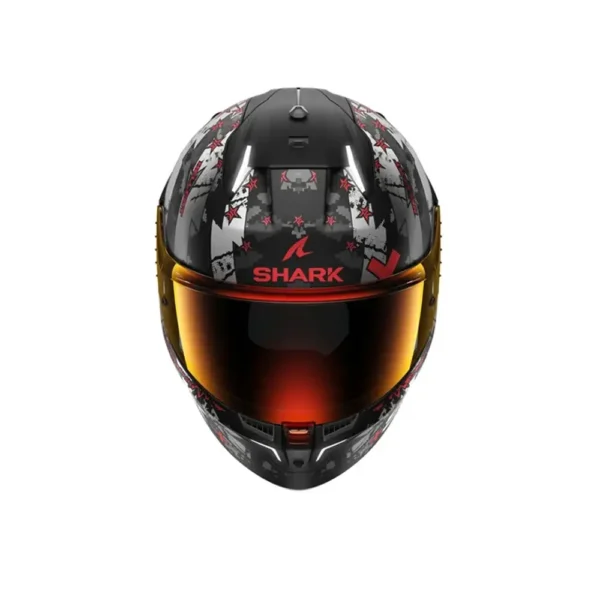 Casco Integral Shark Skwal I3 Hellcat Luz Freno + Visor RPMOTOS - Imagen 2