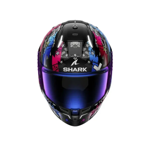 Casco Integral Shark Skwal I3 Hellcat Luz Freno Visor Plock RPMOTOS - Imagen 2